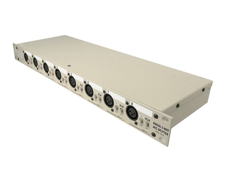 RADOX8R - Radial OX8 R 8 Channel 3 way Mic Splitter w or Eclipse ET MS10 Transformer Image 3