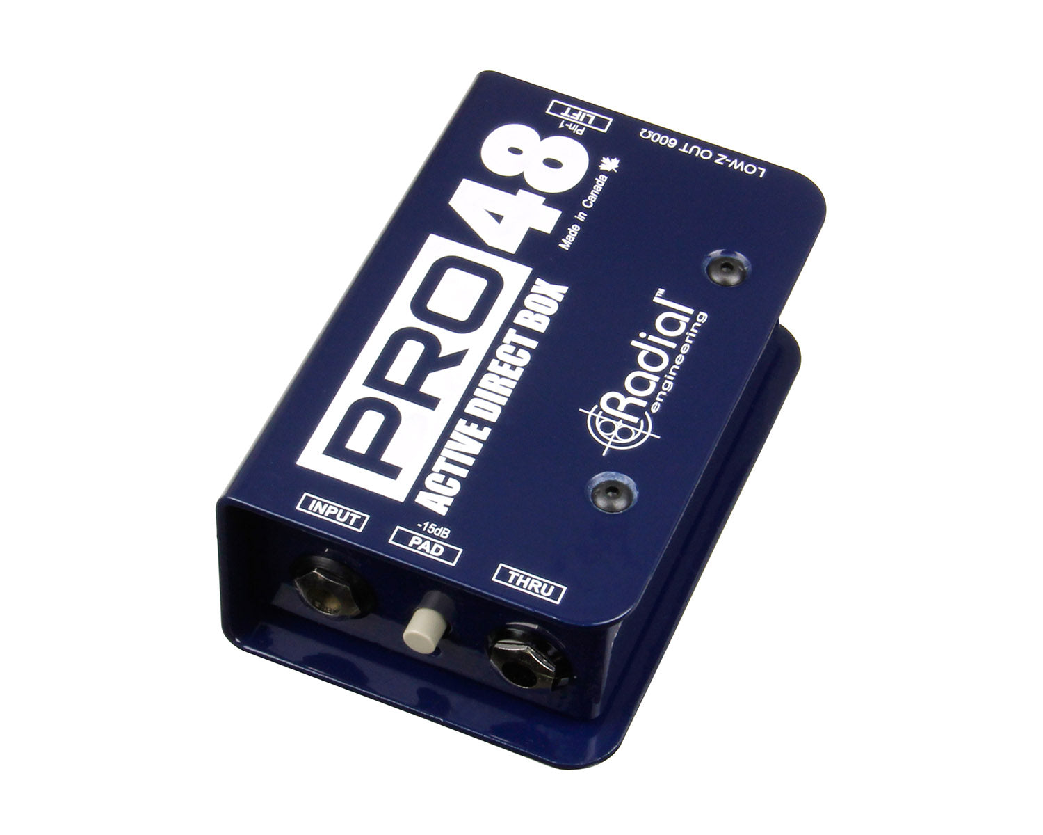 RADPRO48 - Radial PRO48 Pro Series Phantom Powered (48V) Active DI box Image 1