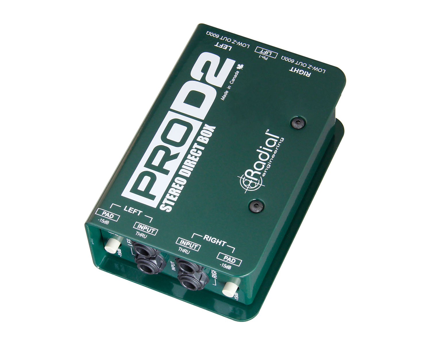 RADPROD2 - Radial ProD2 Pro Series Stereo Passive DI Box  Image 1