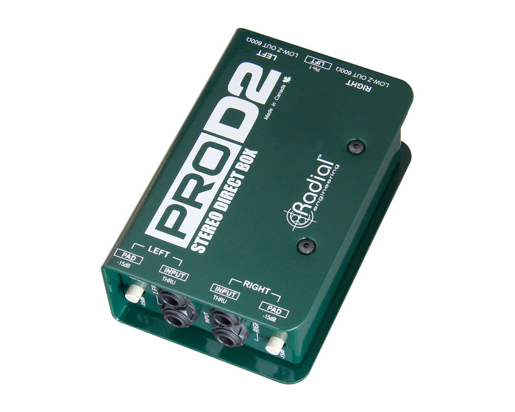 RADPROD2 - Radial ProD2 Pro Series Stereo Passive DI Box  Image 1
