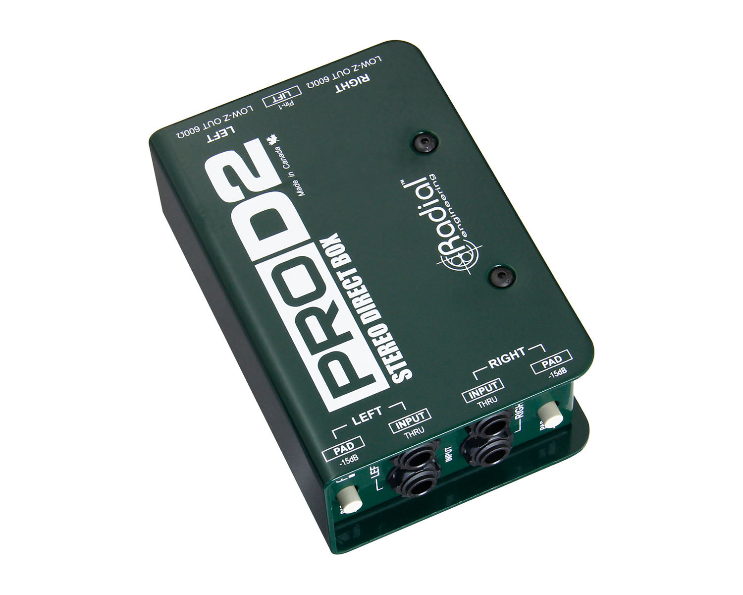 RADPROD2 - Radial ProD2 Pro Series Stereo Passive DI Box  Image 2
