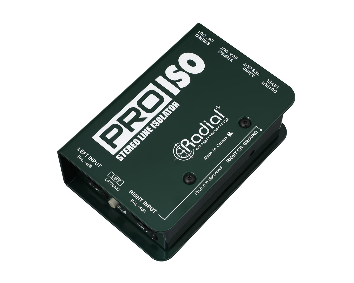 RADPROISO - Radial Pro Iso Stereo and 4dB to 10dB Converter and Isolator Image 1