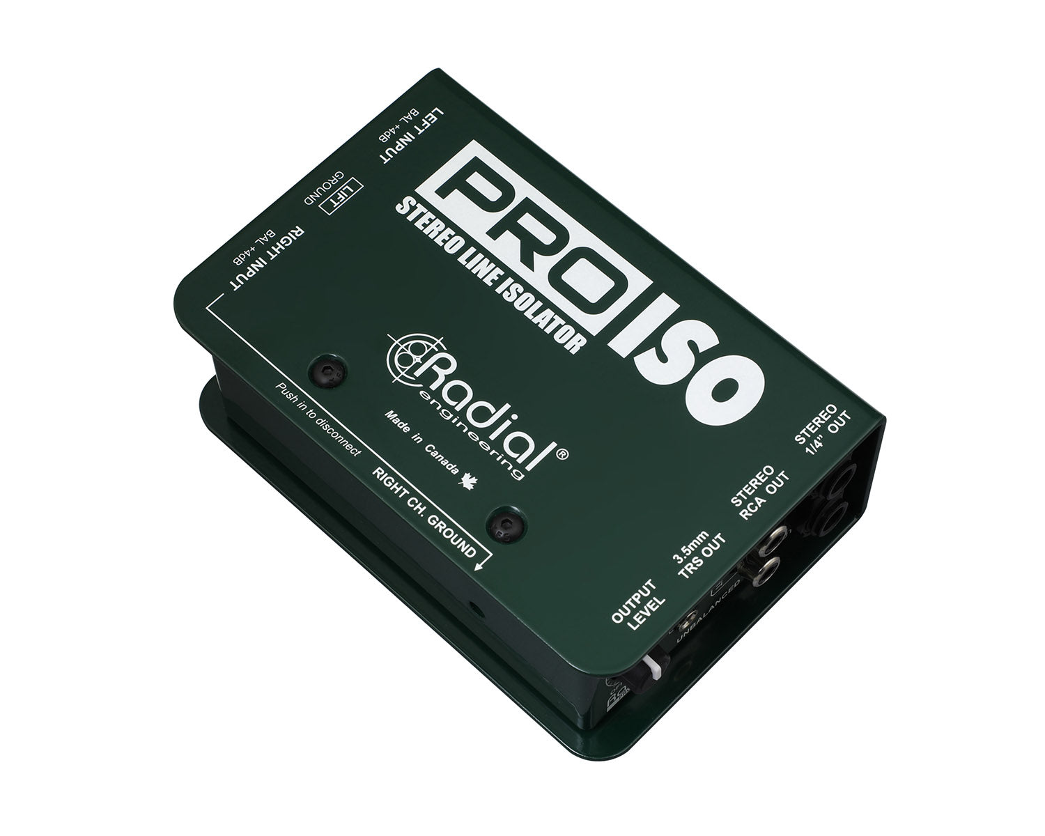 RADPROISO - Radial Pro Iso Stereo and 4dB to 10dB Converter and Isolator Image 2