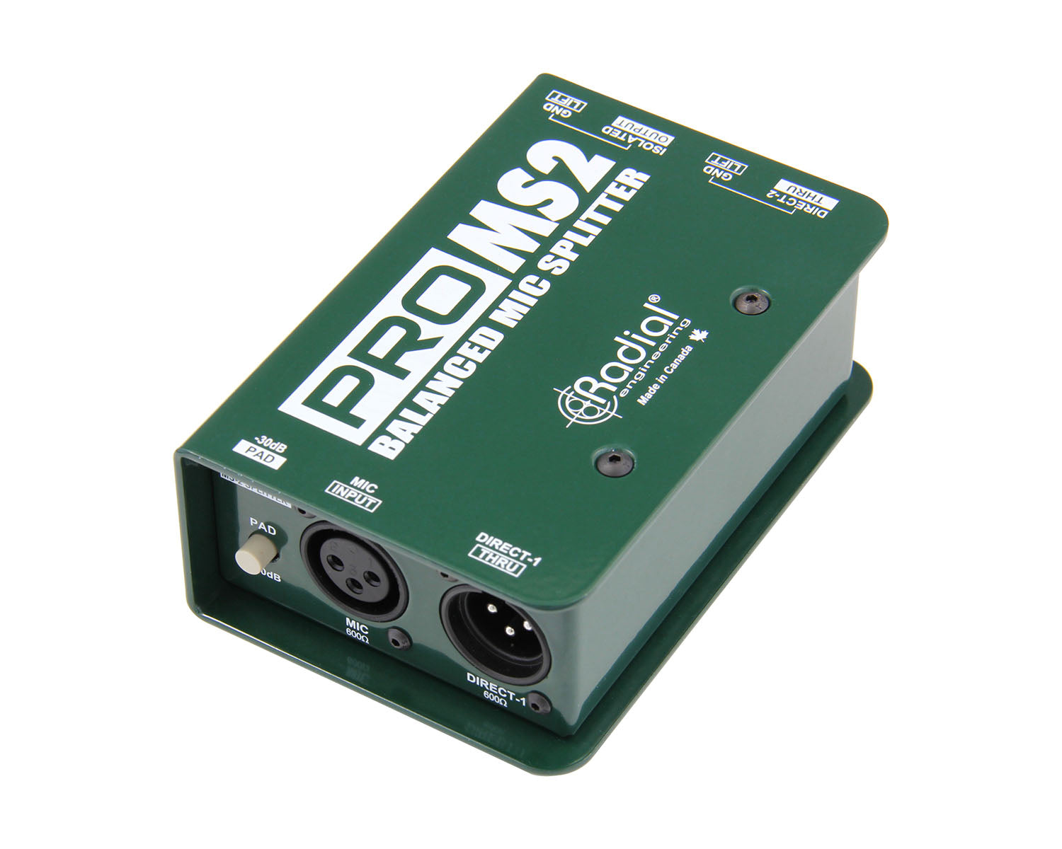 RADPROMS2 - Radial ProMS2 Passive 2 Way Microphone Splitter  Image 1