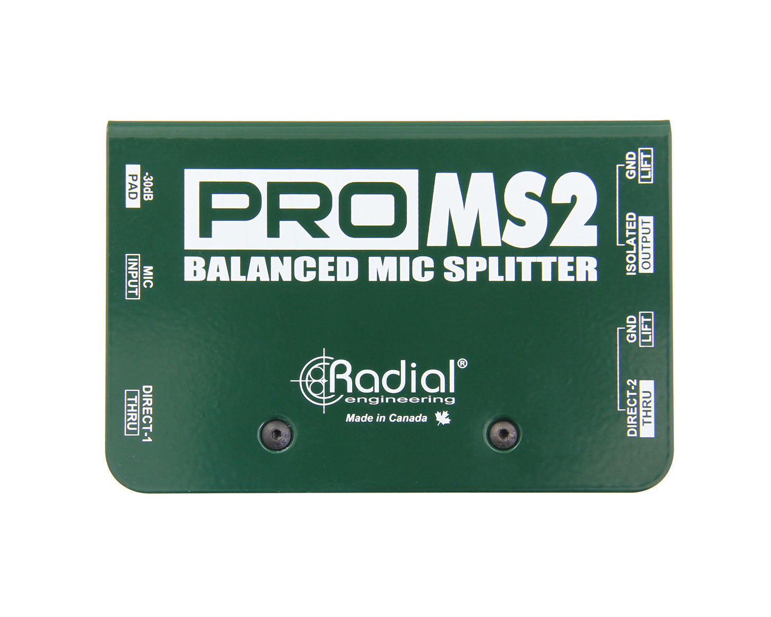 RADPROMS2 - Radial ProMS2 Passive 2 Way Microphone Splitter  Image 2