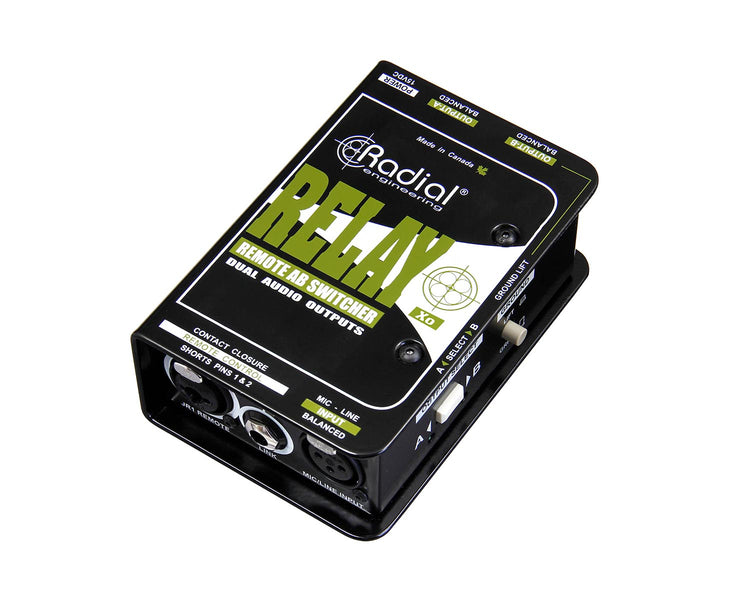 RADRELAYXO - Radial Relay Xo Active Balanced Remote Output AB Switcher  Image 1