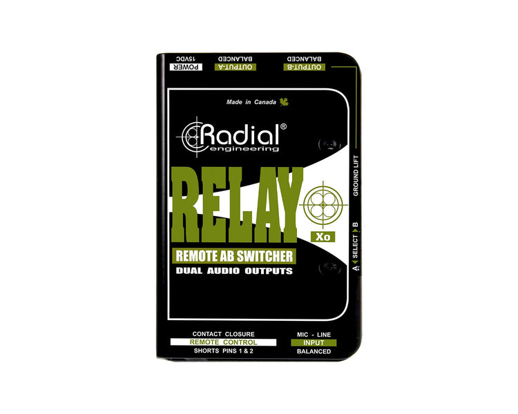 RADRELAYXO - Radial Relay Xo Active Balanced Remote Output AB Switcher  Image 2