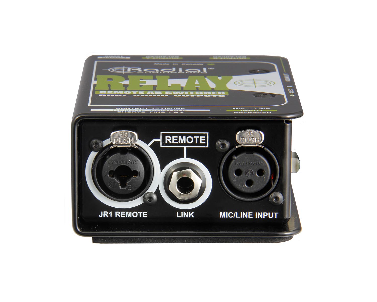 RADRELAYXO - Radial Relay Xo Active Balanced Remote Output AB Switcher  Image 3