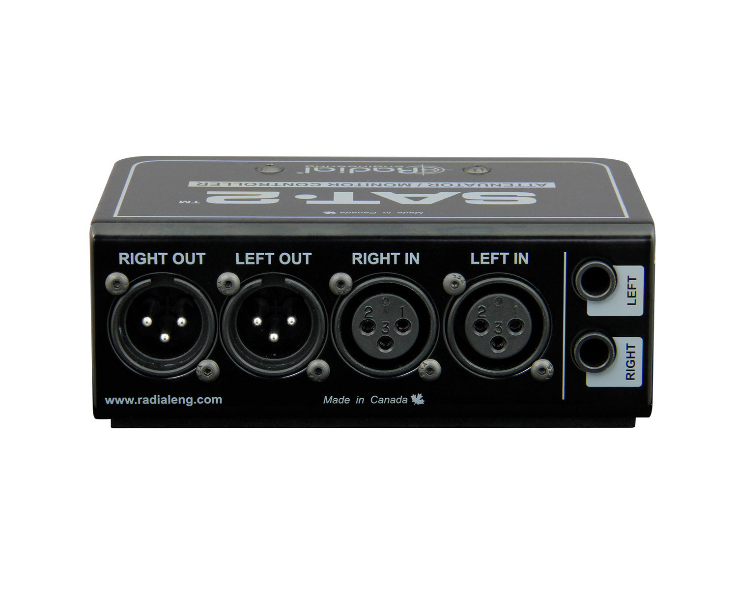RADSAT2 - Radial SAT 2 2 Ch Passive Stereo Signal Attenuator or Monitor Controller  Image 5