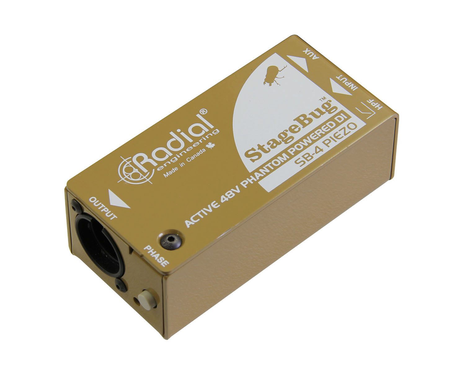 RADSBSB4 - Radial StageBug SB 4 Compat Active DI Box with Piezo Input Image 2