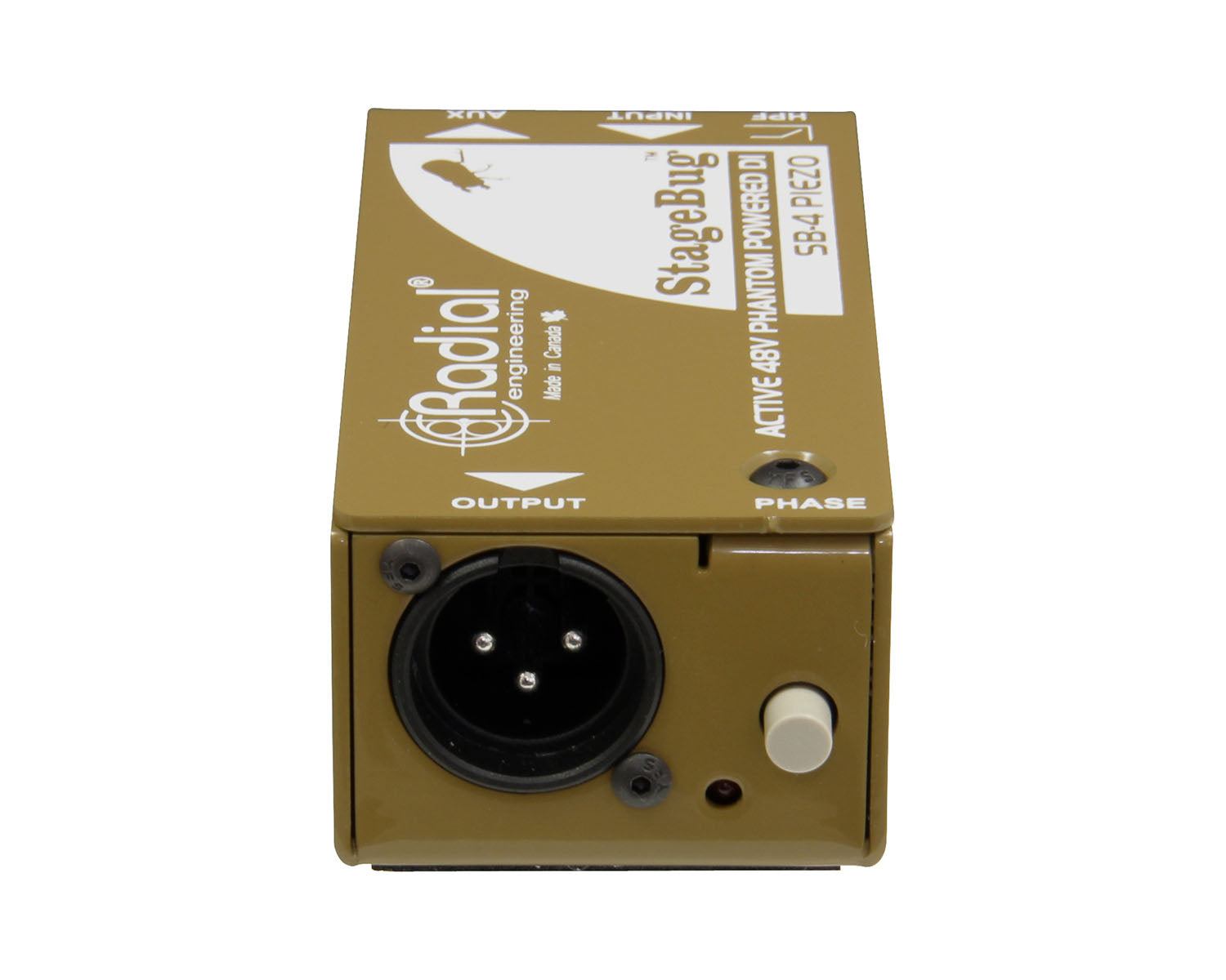 RADSBSB4 - Radial StageBug SB 4 Compat Active DI Box with Piezo Input Image 5