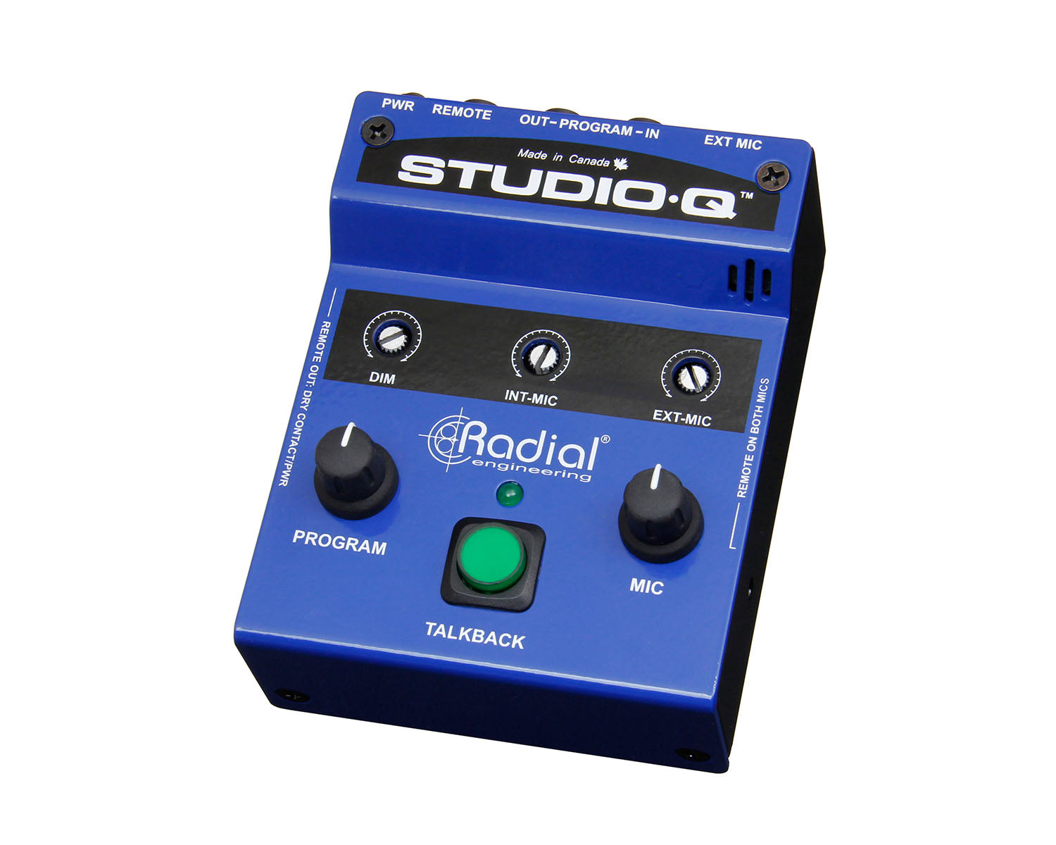RADSTUDIOQ - Radial StudioQ Desktop Cue and Talkback Controller Interface  Image 1