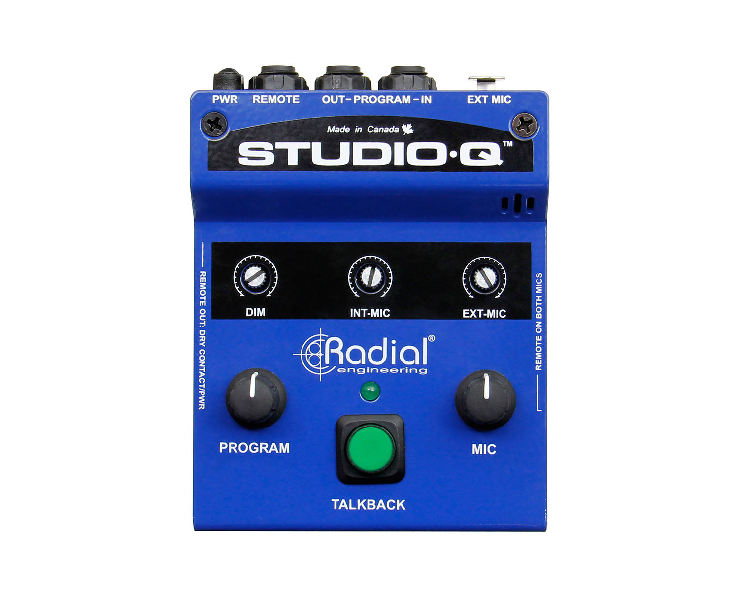 RADSTUDIOQ - Radial StudioQ Desktop Cue and Talkback Controller Interface  Image 3