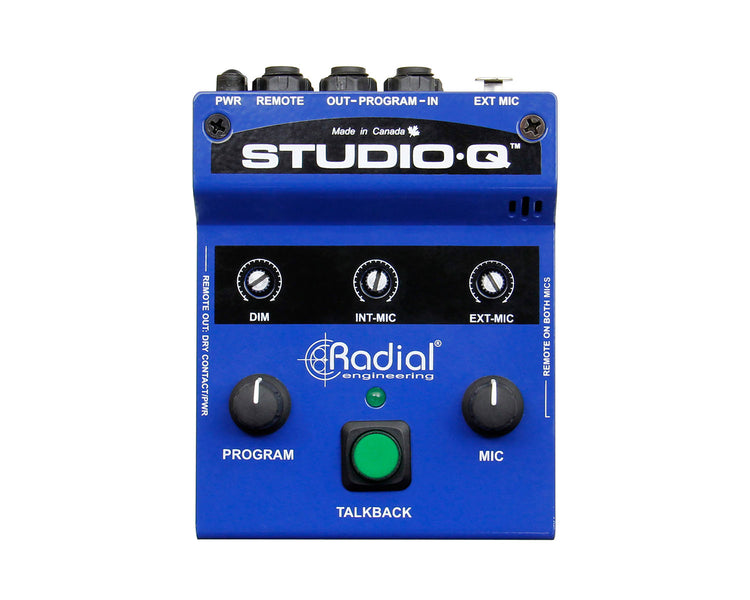 RADSTUDIOQ - Radial StudioQ Desktop Cue and Talkback Controller Interface  Image 3