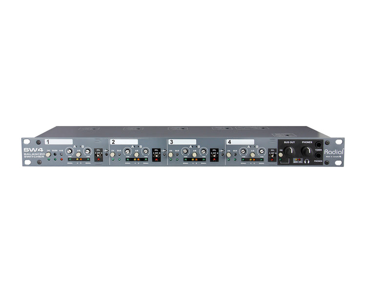RADSW4 - Radial SW4 4 Channel Balanced Audio Switcher for Multiple Mixers  Image 1