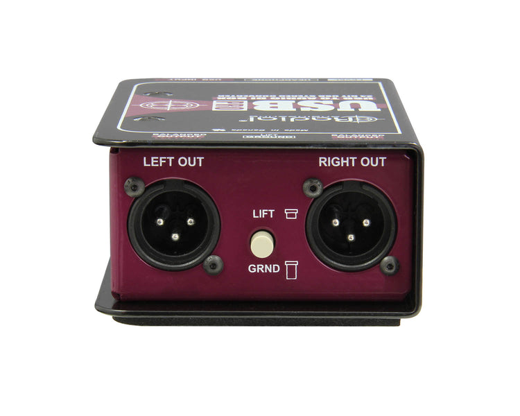 RADUSBPRO - Radial USB PRO Stereo DI for USB Source Level Control or Mono Sum Image 4