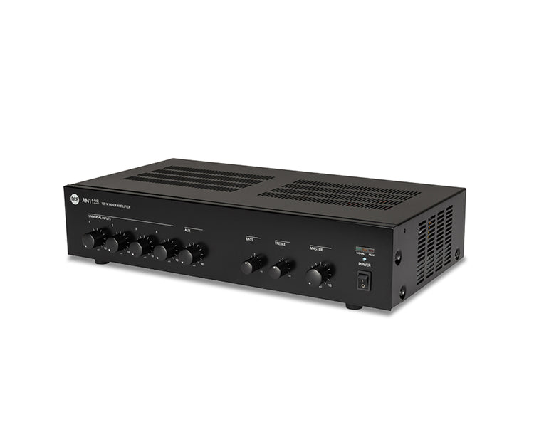 RCFAM1125 - RCF AM1125 (Mains AND 24VDC Supply) Mixer Amp 3 Mic or Line 100V 120W Image 1