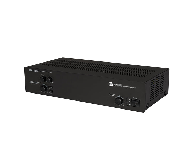 RCFAM2080 - RCF AM2080 Mixer Amplifier 2 Mic or Line Input 100V 80W Image 2