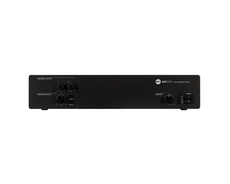 RCFAM2080 - RCF AM2080 Mixer Amplifier 2 Mic or Line Input 100V 80W Image 4