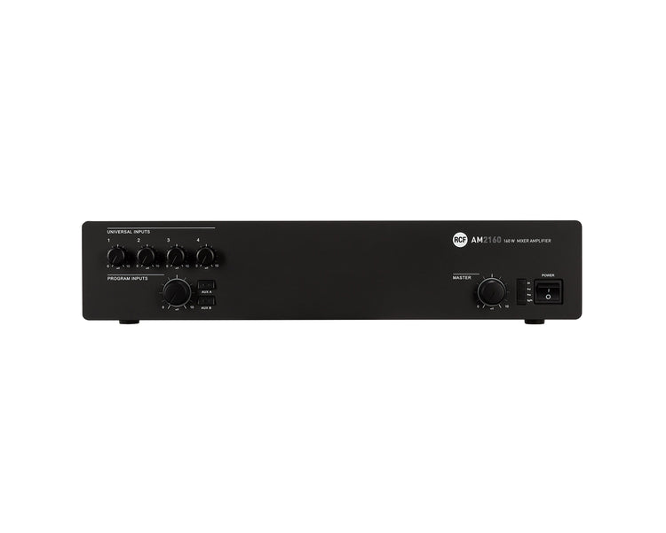 RCFAM2160 - RCF AM2160 Mixer Amplifier 4 Mic or Line Input 100V 160W Image 5