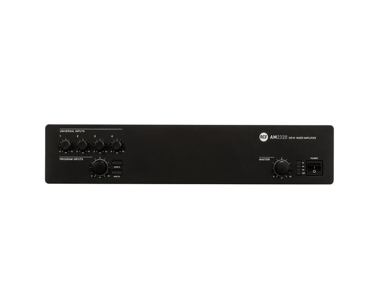 RCFAM2320 - RCF AM2320 Mixer Amplifier 4 Mic or Line Input 100V 320W Image 4
