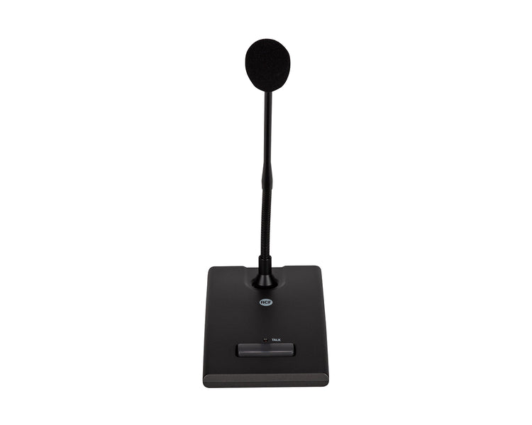 RCFBM3001 - RCF BM 3001 1 Zone Desktop Paging Microphone 300mm Gooseneck Image 2