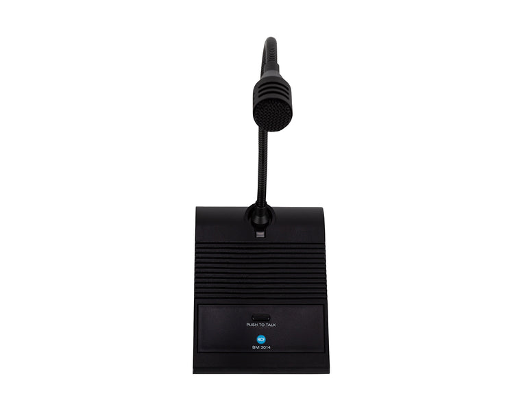 RCFBM3014 - RCF BM 3014 1 Zone Desktop Paging Microphone and PreAmp 320mm Gooseneck Image 2
