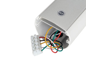 RCFCS3082 - RCF CS3082 8x2inch and 2x1inch 2 Way Aluminium Column Loudspeaker 30W 100V Wht Image 7