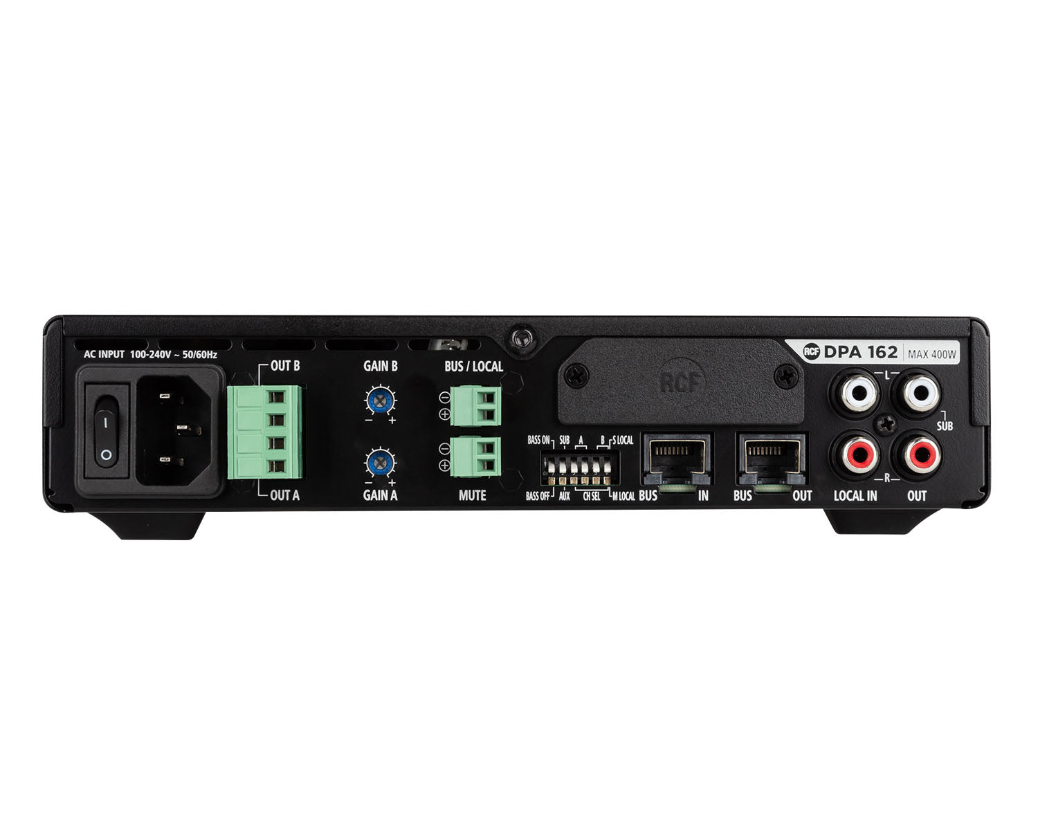 RCFDMA162P - RCF DMA 162P 2 Channel Power Amp Class D 2x160W 1 or 2U Image 5