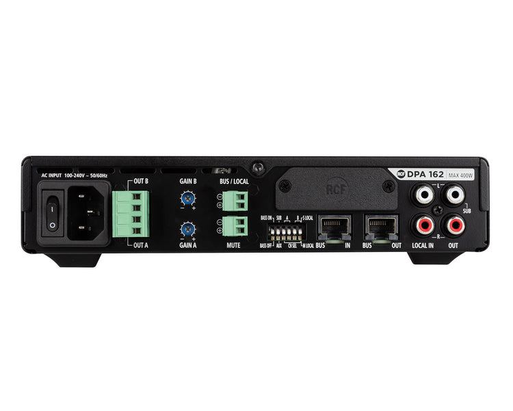 RCFDMA162P - RCF DMA 162P 2 Channel Power Amp Class D 2x160W 1 or 2U Image 5