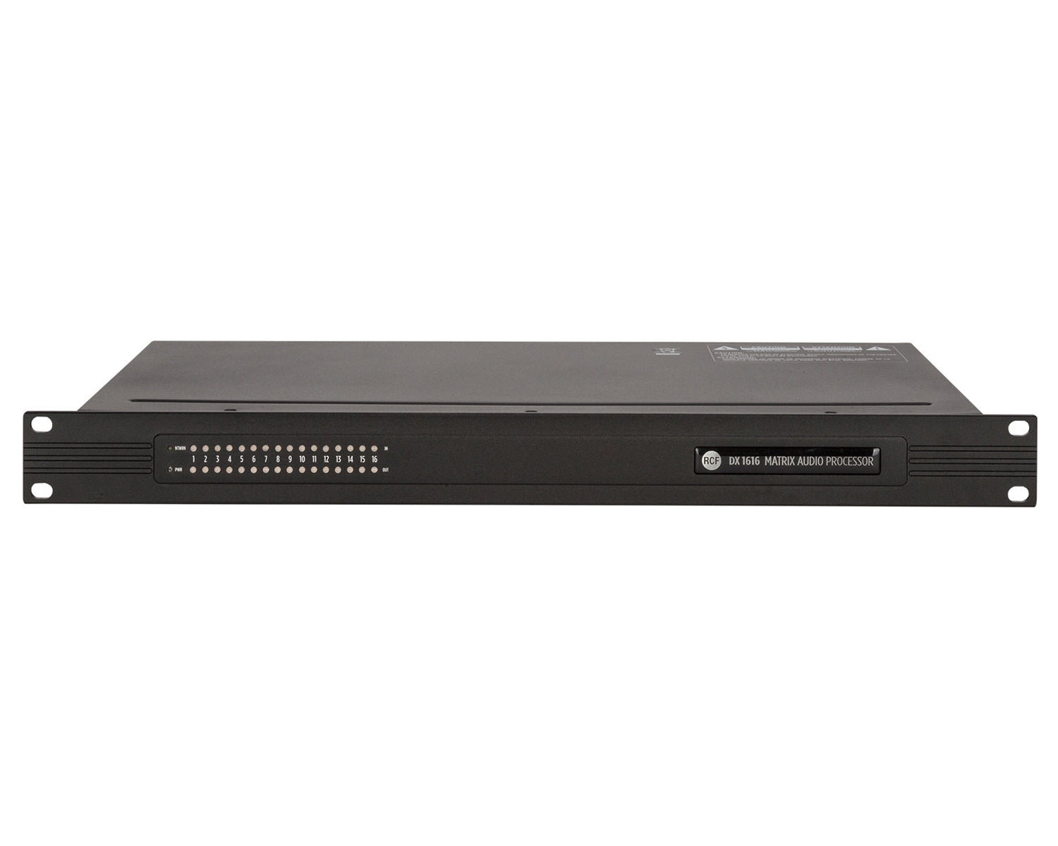 RCFDX1616 - RCF DX1616 Matrix Audio Processor with AES Dante Remote Software Image 1