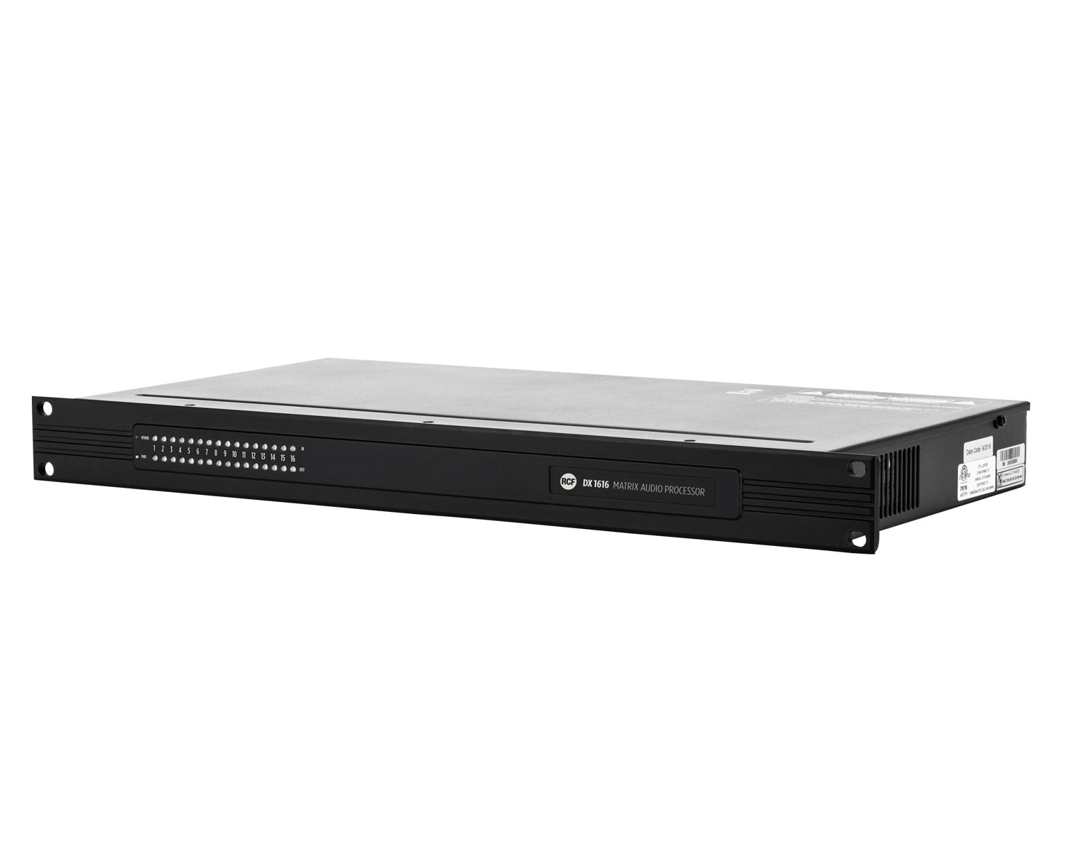 RCFDX1616 - RCF DX1616 Matrix Audio Processor with AES Dante Remote Software Image 2
