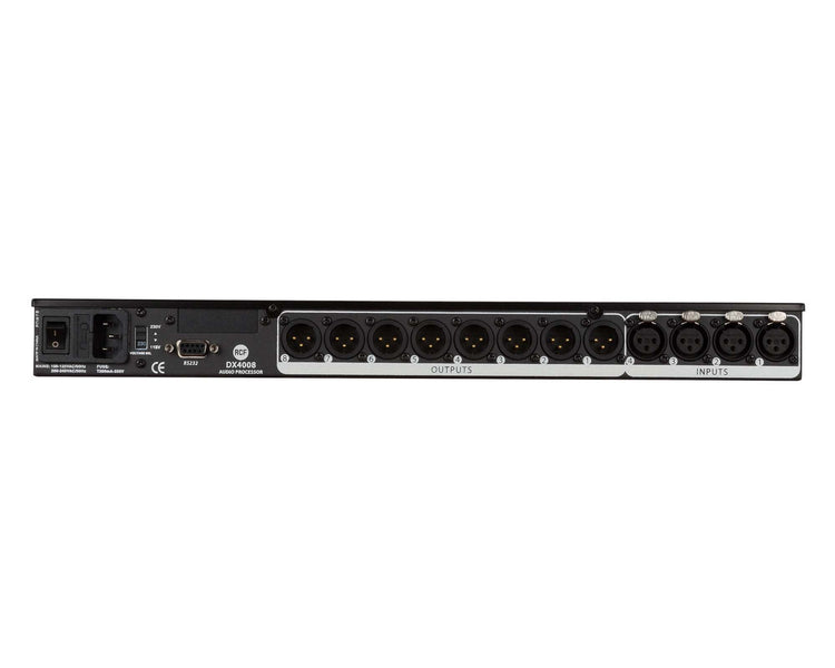 RCFDX4008 - RCF DX4008 Digital Processor 4x Inputs and 8 x Outputs with RS232 1U Image 3