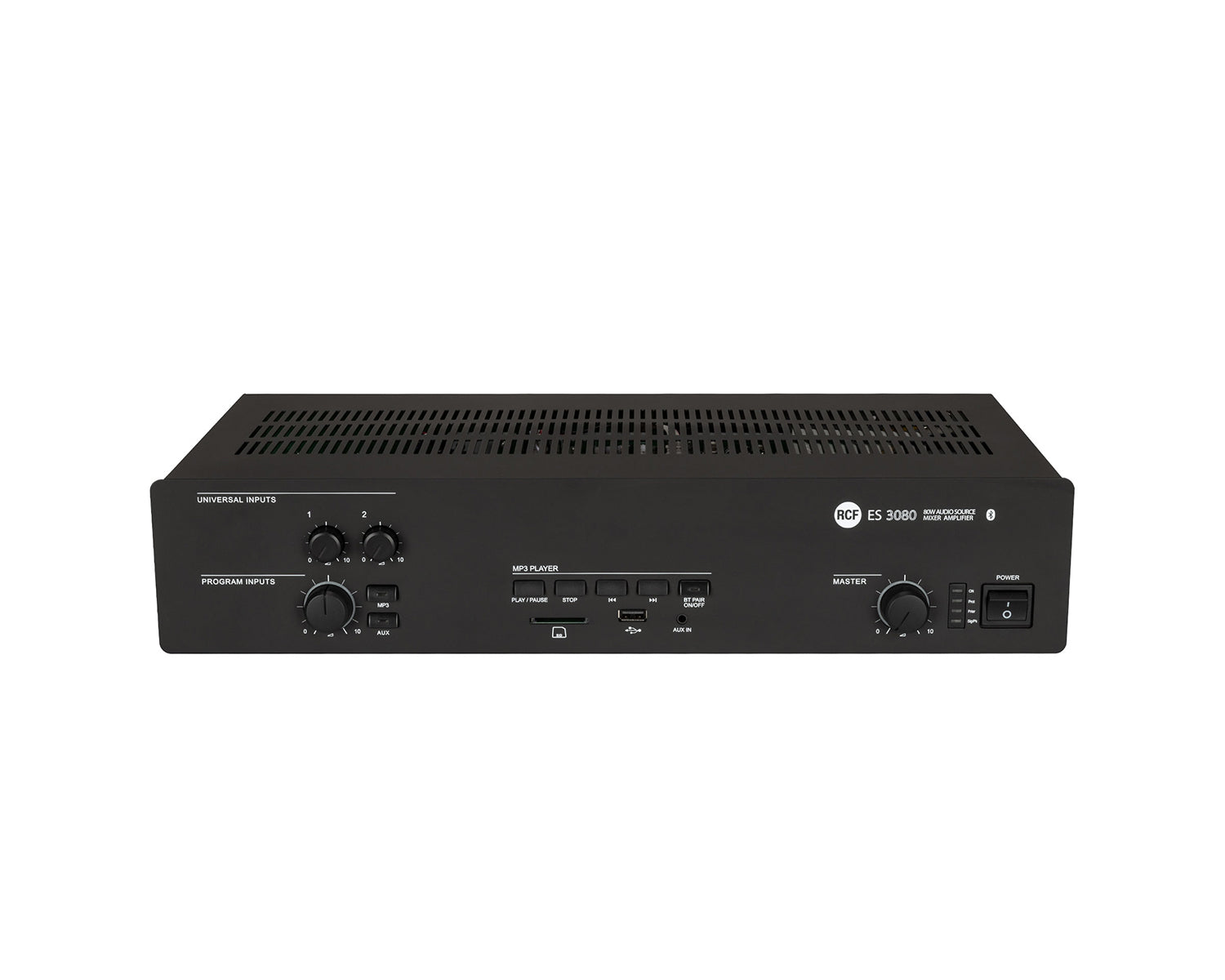 RCFES3080 - RCF ES3080 80W Mixer Amplifier with MP3 Player or Bluetooth or SD Card Image 1