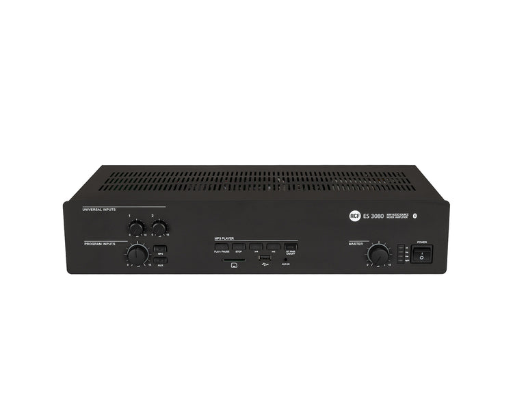 RCFES3080 - RCF ES3080 80W Mixer Amplifier with MP3 Player or Bluetooth or SD Card Image 1