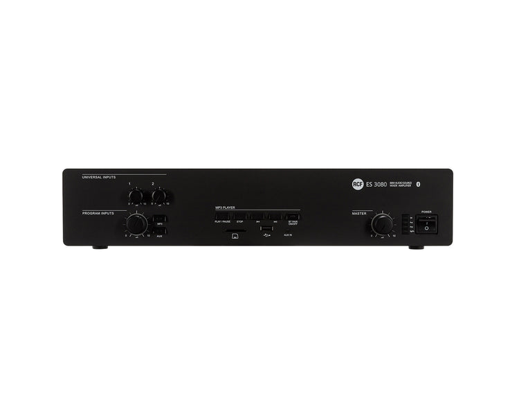 RCFES3080 - RCF ES3080 80W Mixer Amplifier with MP3 Player or Bluetooth or SD Card Image 2