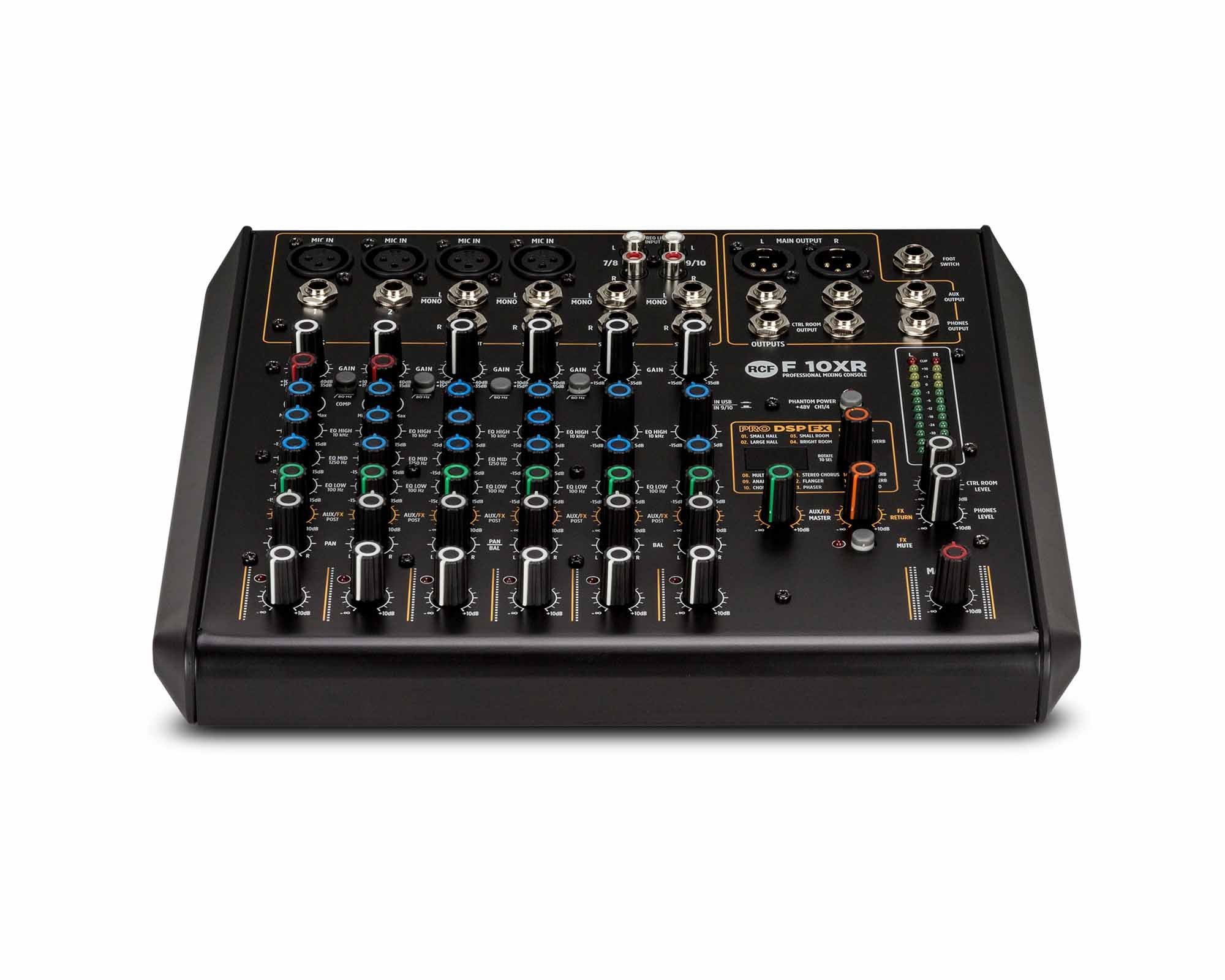 RCFF10XR - RCF F10XR 10Ch Analogue Multi FX Mixer 4xMic or 2xMono or 4xStereo In Image 2