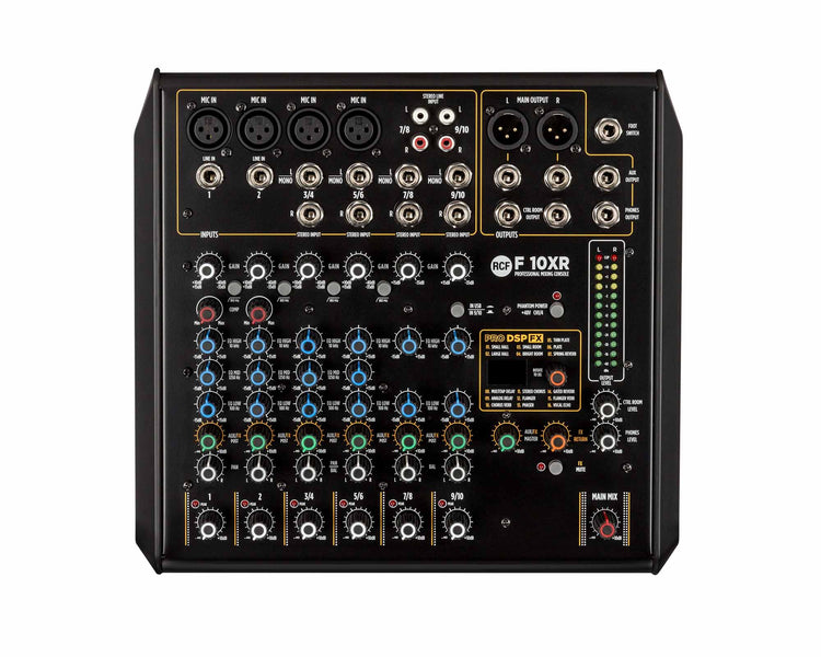 RCFF10XR - RCF F10XR 10Ch Analogue Multi FX Mixer 4xMic or 2xMono or 4xStereo In Image 4