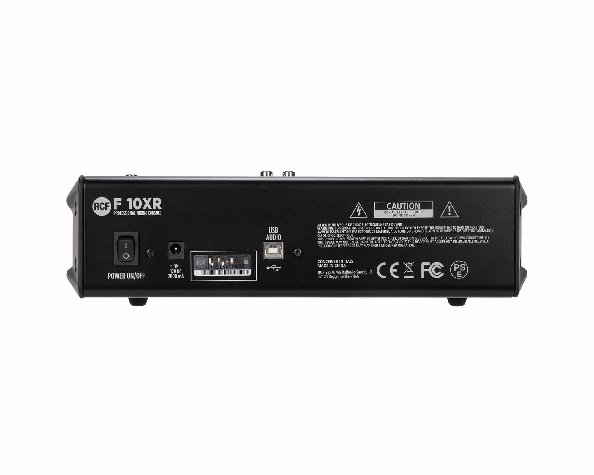 RCFF10XR - RCF F10XR 10Ch Analogue Multi FX Mixer 4xMic or 2xMono or 4xStereo In Image 5