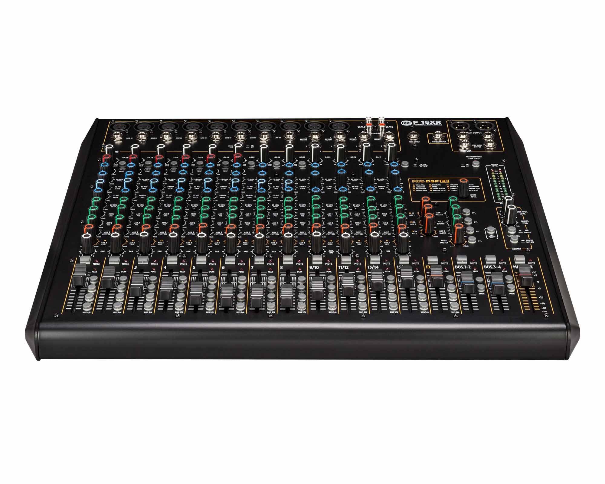 RCFF16XR - RCF F16XR 16Ch Analogue Multi FX Mixer 10xMic or 4xMono or 4xStereo In Image 2