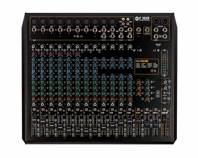 RCFF16XR - RCF F16XR 16Ch Analogue Multi FX Mixer 10xMic or 4xMono or 4xStereo In Image 4