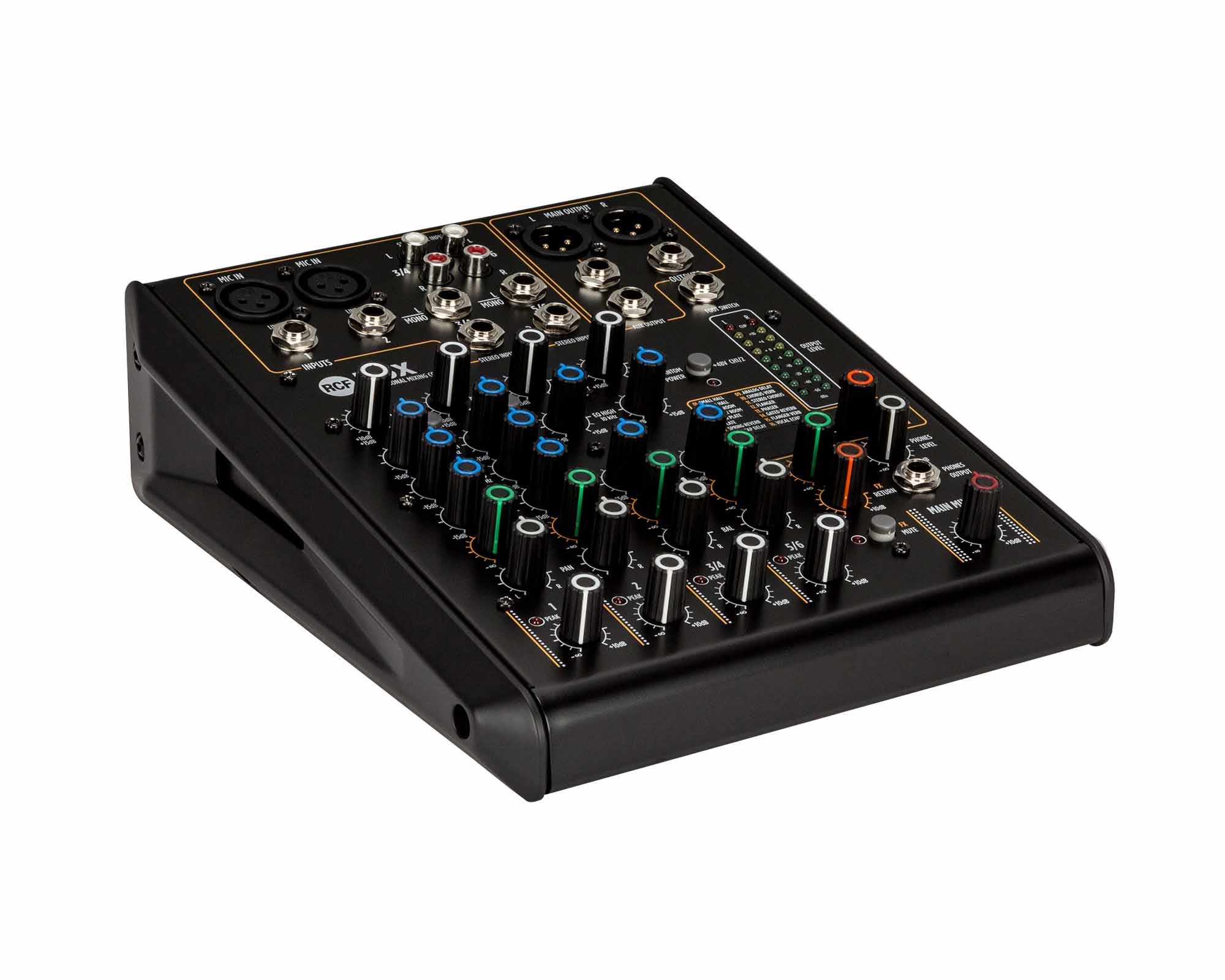 RCFF6X - RCF F6X 6Ch Analogue Multi FX Mixer 2xMic Line or 2xStereo In Image 1