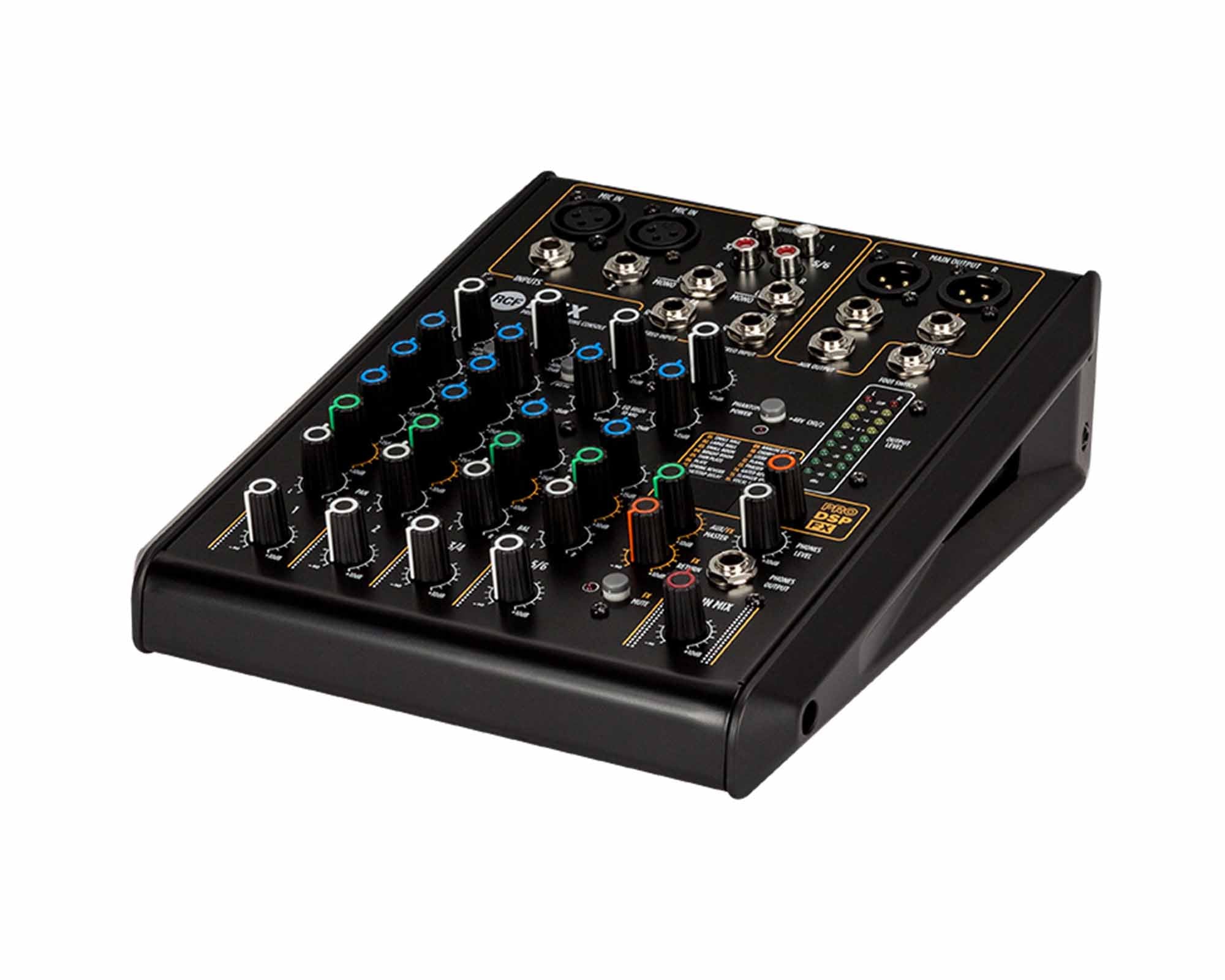 RCFF6X - RCF F6X 6Ch Analogue Multi FX Mixer 2xMic Line or 2xStereo In Image 3