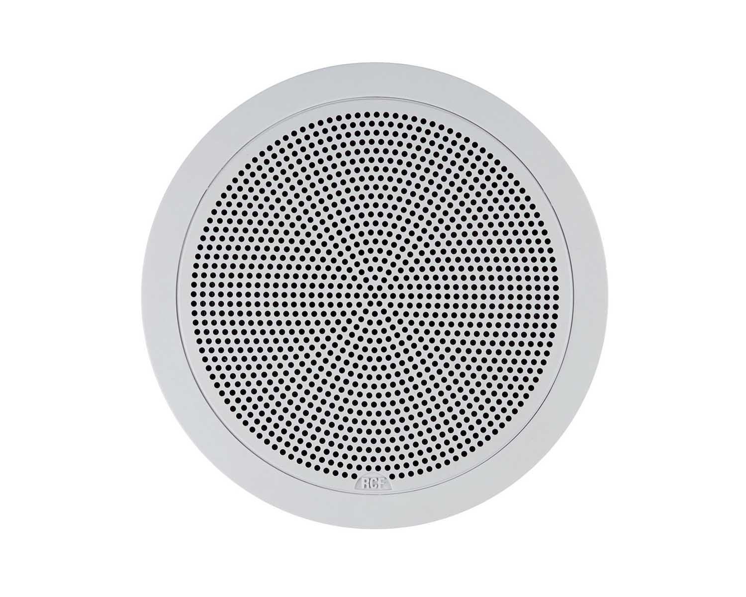 RCFPL50TC - RCF PL50 6inch Dual Cone Ceiling Loudspeaker 100V Plastic Grille Image 1