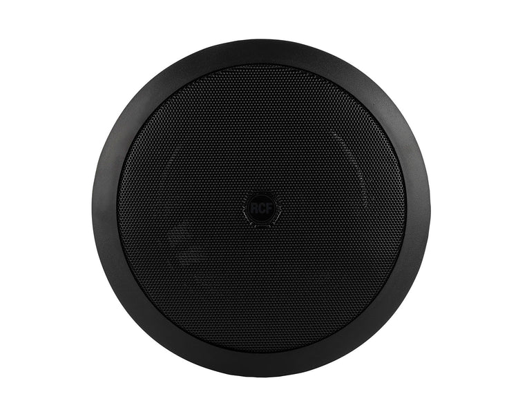 RCFPL6XB - RCF PL6X 6inch 2 Way Coaxial Ceiling Speaker 12W 100V IP44 Black Image 1