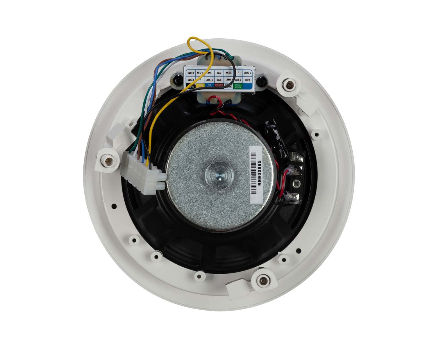 RCFPL6X - RCF PL6X 6inch 2 Way Coaxial Ceiling Speaker 12W 100V IP44 White Image 5