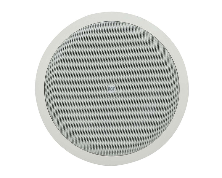 RCFPL8X - RCF PL8X 8inch 2 Way Coaxial Ceiling Speaker 20W 100V IP44 White Image 1