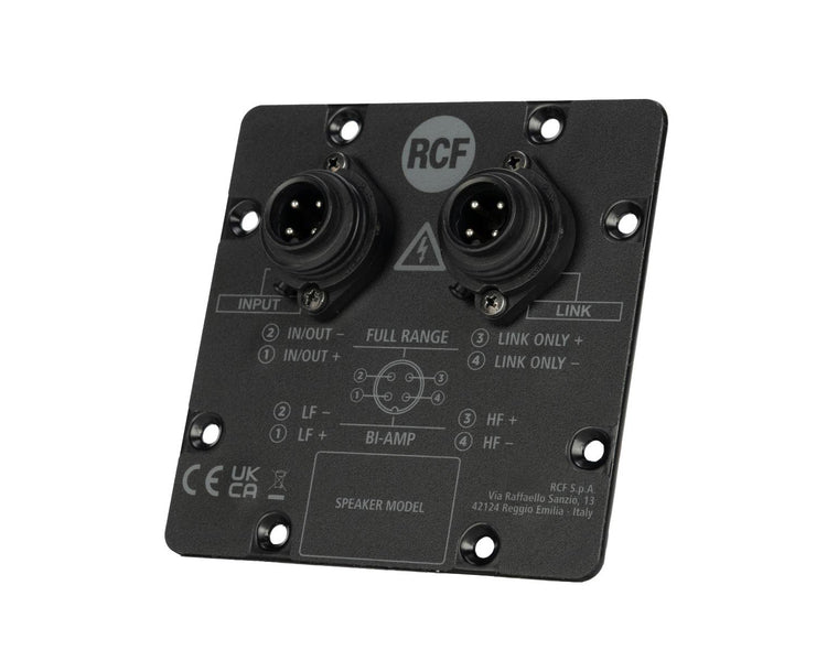 RCFPNLAMP - RCF PNL IN OUT AMPHENOL Input Panel with Amphenol IP67 Connectors Image 1