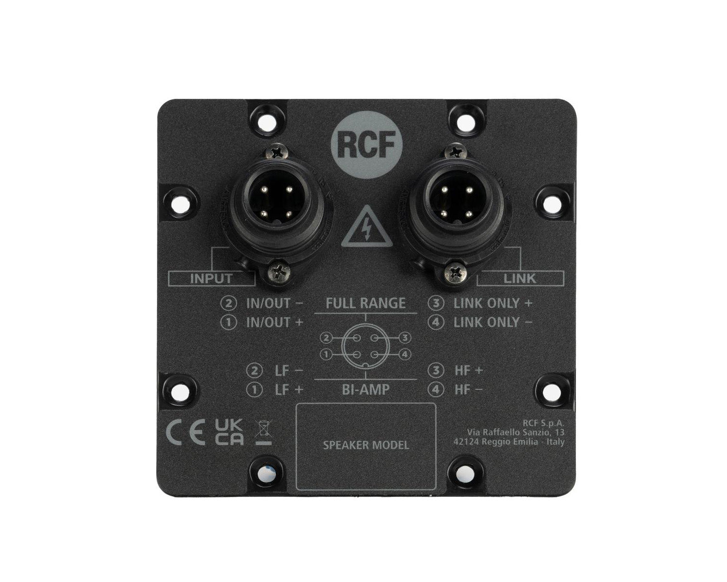 RCFPNLAMP - RCF PNL IN OUT AMPHENOL Input Panel with Amphenol IP67 Connectors Image 2