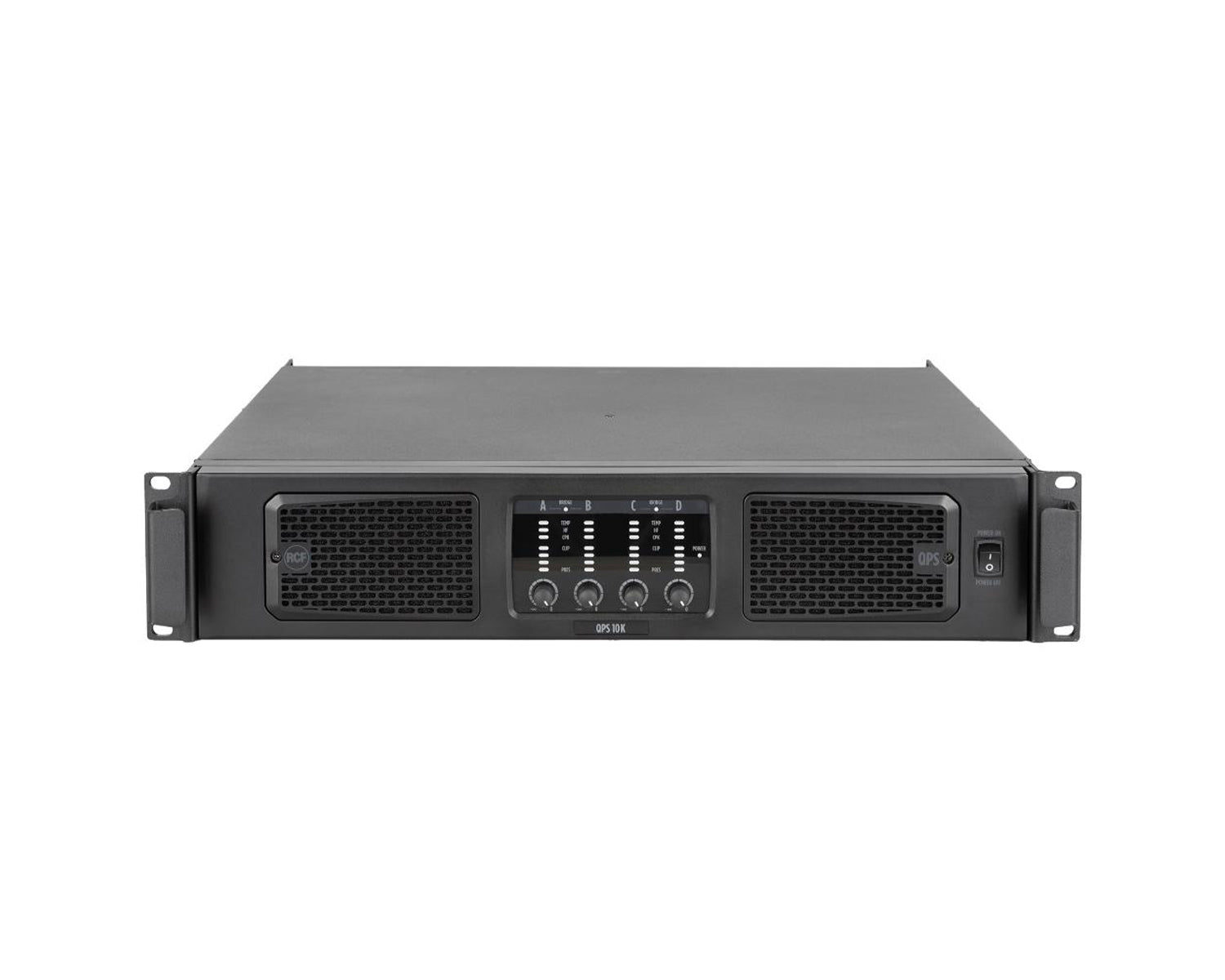 RCFQPS10K - RCF QPS 10K 4 Channel Class HD Power Amp 4x2500W @ 2ohm 2U Image 1